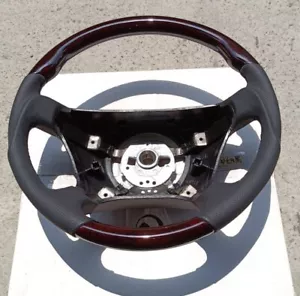 1994-99 for Mercedes C Class W202 Steering Wheel Walnut Wood Black Leather Sport - Bild 1 von 6