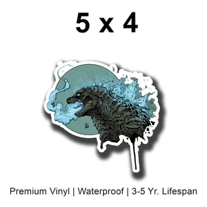 Pegatina de vinilo Godzilla Car Peeker Anime Godzilla Mecha pegatina de vinilo impermeable - Imagen 1 de 2