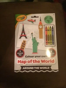 CRAYOLA FARBE UR EIGENE WELTKARTE A2 GRÖSSE 4 BUNTSTIFTE GEBURTSTAG WEIHNACHTEN - Bild 1 von 1
