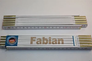 Zollstock mit Namen FABIAN Lasergravur 2 Meter Handwerkerqualität - Bild 1 von 1