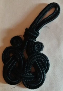 Brandebourg en passementerie noire ancien - Imagen 1 de 3