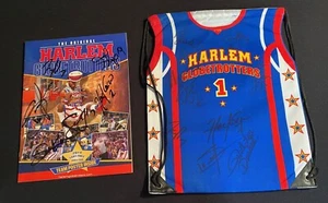 2014 HARLEM GLOBTROTTERS SIGNED SLINGBAG AND PROGRAM - Picture 1 of 6