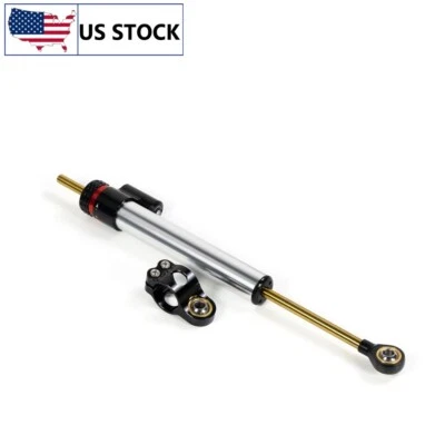 6061-T6 Aluminum Steering Stabilizer Damper For Kawasaki Ninja 650 / ZX10R 2024  - Image 1 of 4