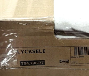 Ikea LYCKSELE 2 Seat Sleeper Sofa Bed Cover Slipcover RANSTA NATURAL New SEALED! - Picture 1 of 3