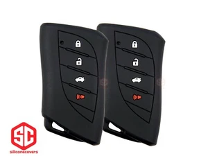 2x New KeyFob Remote Fobik Silicone Cover Fit / For Select Lexus Vehicles - Bild 1 von 2