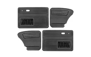 Empi 4 Piece Black Door Panels with Pocket for 65-77 VW Beetle Sedans - 4854 - Picture 1 of 5