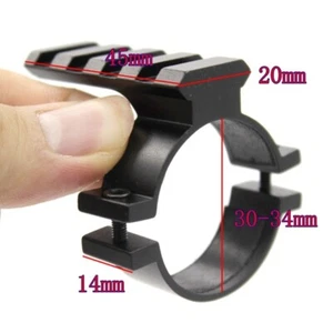35mm Ring Adapter Fits 20mm Picatinny Rail for Red Dot Sight Scope Mount - Picture 1 of 5