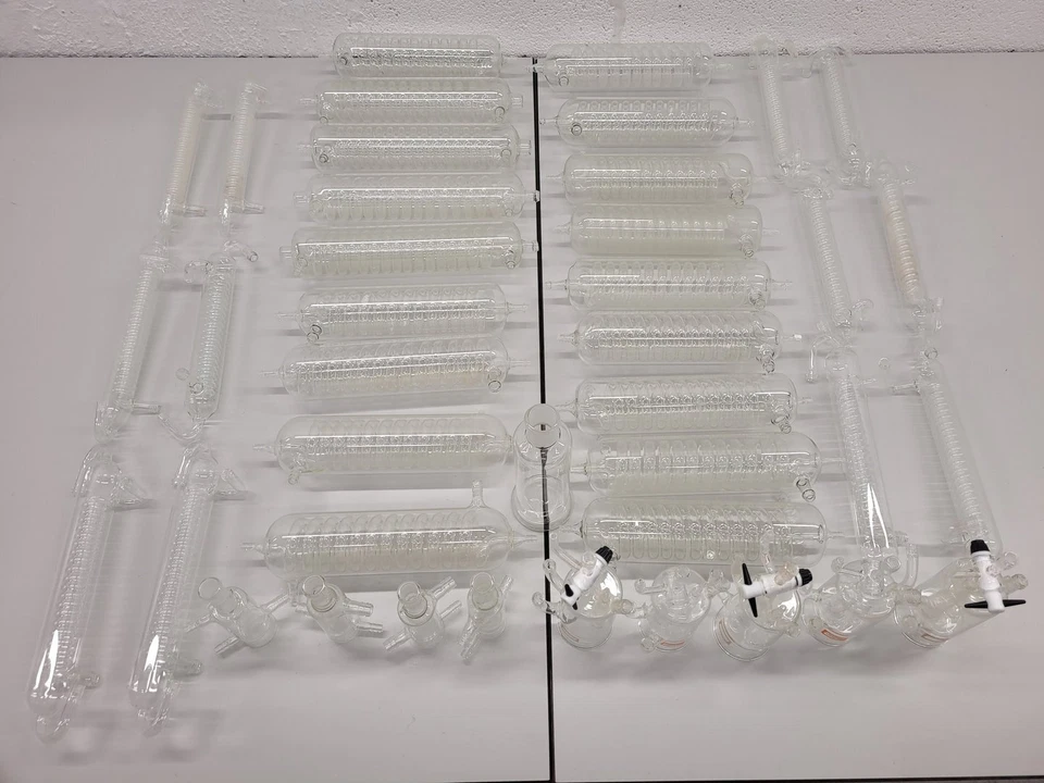 41 Stück Rotationsverdampfer Kühler Glaswaren Labor - Bild 1 von 4