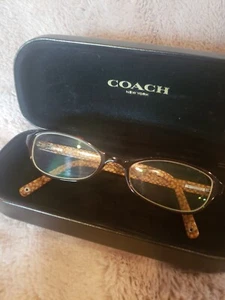 Coach Eyeglasses ELANA 525 Tortoise Frame W/CASE 48-17-135 - Picture 1 of 6