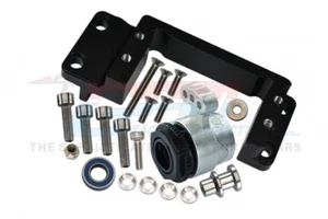 GPM Alum Servo Mount + 25T Servo Horn w/Built-In Spring Black 1/5 Kraton/Outcast - Picture 1 of 4