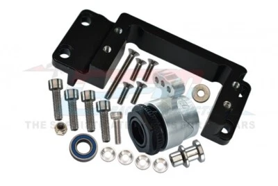 GPM Alum Servo Mount + 25T Servo Horn w/Built-In Spring Black 1/5 Kraton/Outcast - Image 1 of 4