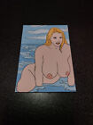 ACEO PRINT OF Original Art Drawing Women Female Nude