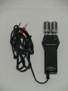 VINTAGE REALISTIC JAPAN ELECTRET MICROPHONE MODEL 33-1065 TESTED CLEAN - Zdjęcie 1 z 7