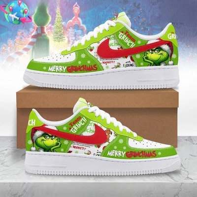 The Grinch Merry Grinchmas Limited Edition Air Force 1 - Image 1 of 4
