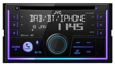 JVC KW-DB95BT 2-DIN Autoradio mit DAB+/Bluetooth/Amazon Alexa/CD/AUX/USB - Bild 1 von 4