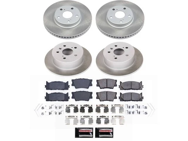 Kit de pastillas de freno delanteras y traseras y rotor para Toyota Camry 2013 2012-2017 BS749CT Foto 1 de 1