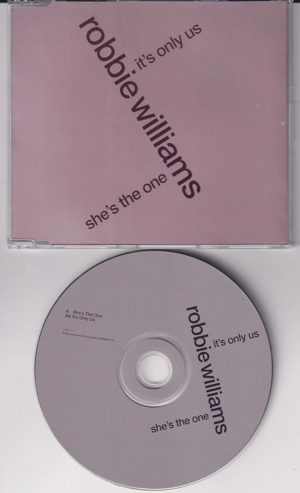 Robbie Williams – She's The One / It's Only Us - 2 Track Promo Single CD 1999 - Bild 1 von 1