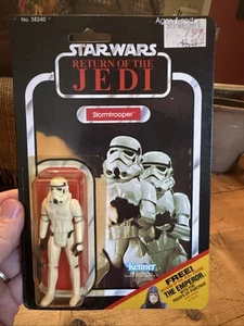 Vintage Star Wars-Kenner-Stormtrooper 65 Back-Il ritorno dello Jedi-SIGILLATO-MOC-1983 - Foto 1 di 16