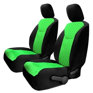 FH Group Neoprene Car Seat Covers 2007-2017 Jeep Wrangler JKU 4DR - Front Seats - Picture 1 of 35