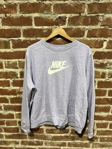 Nike Sportswear Womens Purple Athletic Pullover Sweatshirt Size 2XL - Picture 1 of 3