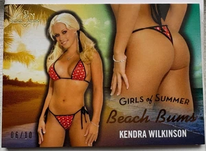 2025 BENCHWARMER GIRLS OF SUMMER KENDRA WILKINSON BEACH BUMS BUTT CARD /10 - Picture 1 of 2