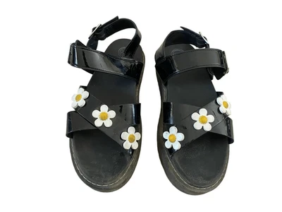 Sandalias Wonder Nation Margarita Hebilla Niñas 4 Flores Floral Verano Playa Foto 1 de 4