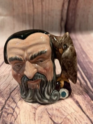 Jarra Toby Royal Doulton Merlin D6543 1959 vintage tamaño pequeño Foto 1 de 4