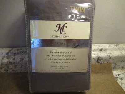 Falda Cama Talla Doble Gris Hotel Lujo Platino 1800 Colección 100% Microfibra Foto 1 de 3