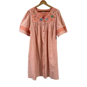 Go Softly Patio Housecoat Dress Size Large NEW - Picture 1 of 6