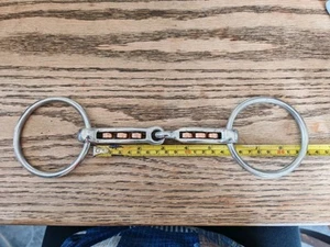 Broca Snaffle Mac Genis. Rodillos de cobre. Anillo suelto de 5 1/2" Magenis - Imagen 1 de 1