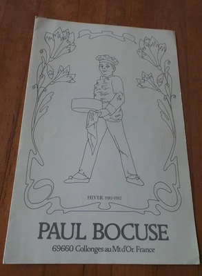 RARE - MENU PAUL BOCUSE - HIVER 1981-1982 - Photo 1/3