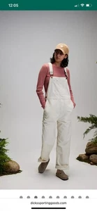 ALPINE DESIGN ' WOMENS ' OVERALLS ' OFF WHITE ' SIZE SMALL- RELAXED FIT - Picture 1 of 2
