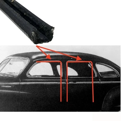 For 1930-1961 Plymouth Door Window Glass Run Channel - Image 1 of 4
