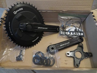 ROTOR 2INpower SL Dual Power Meter DM Crankset 48t Q-Ring Oval 165mm 11/12-Speed - Image 1 of 4