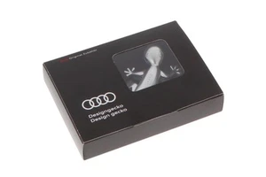 Audi Design Gecko 80A087000 Aluminum Look Sculpture Magnet Clip - Picture 1 of 3