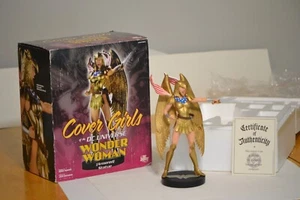 Cover Girls of the DC Universe Wonder Woman Armored Statue Adam Hughes 468/7000 - Picture 1 of 16