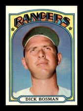 1972 Topps Dick Bosman #365 Texas Rangers NM OR BETTER