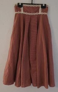 Vintage 70er Jahre Gunne Sax Größe 5 Prairie Midirock - Bild 1 von 11