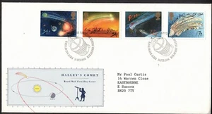 GREAT BRITAIN, 1986 HALLEYS COMET FDC - Picture 1 of 1