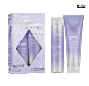 Joico Violet Blonde Life Bring On The Joi Champú 10oz Acondicionador Kit 8.5oz - Imagen 1 de 1