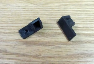 1955 1956 1957 CHEVY FLIPPER REAR RUBBER STOPS 2 DOOR HARDTOP Pair - Picture 1 of 2