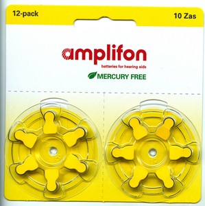 PILE PER APPARECCHI ACUSTICI AMPLIFON TIPO 10 NUOVE | eBay