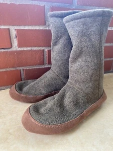 L.L.Bean Knit Slipper Socks Bootie Long Size Small (Men 7.5-8.5) Woman (9-10) - Picture 1 of 13
