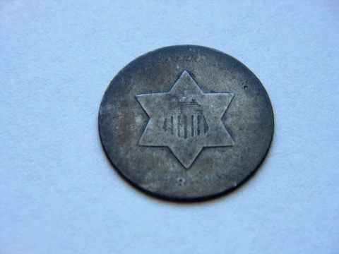1851 AG/G Silver 3 Cent Piece,  Nice *Lower Priced* Vintage Coin to Collect Cover