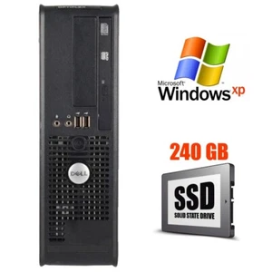 Dell Optiplex 755 240GB SSD Windows XP SP3 32Bit Desktop Computer 4GB RAM Office - Picture 1 of 6