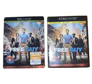 Sealed! Free Guy Blu-ray 4K Ultra HD 2021 Collector's Edition Ryan Reynolds New! - Imagen 1 de 11
