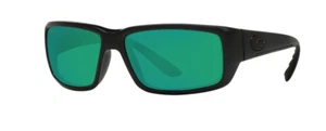 Costa Del Mar Fantail Blackout Rahmen Grün Spiegel 580P Plastik Polarized Linse - Bild 1 von 3