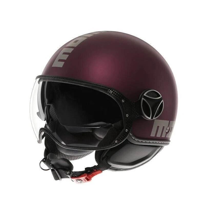 MOMODESIGN MOMO DESIGN FIGHTER EVO E2206 JET MONO MATT AMARENA SILVER COLORE 005 NEW 2025