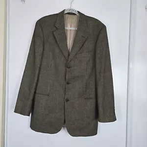 Vtg Hugo Boss Mens Sport Coat 40T Einstein Cashmere Wool Suit Blazer Classic - Picture 1 of 23