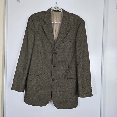Abrigo Deportivo De Colección Hugo Boss Para Hombres 40T Einstein Traje de Lana Cachemira Blazer Clásico Foto 1 de 4